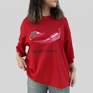 تی شرت باکسی فلفل کد 1381
